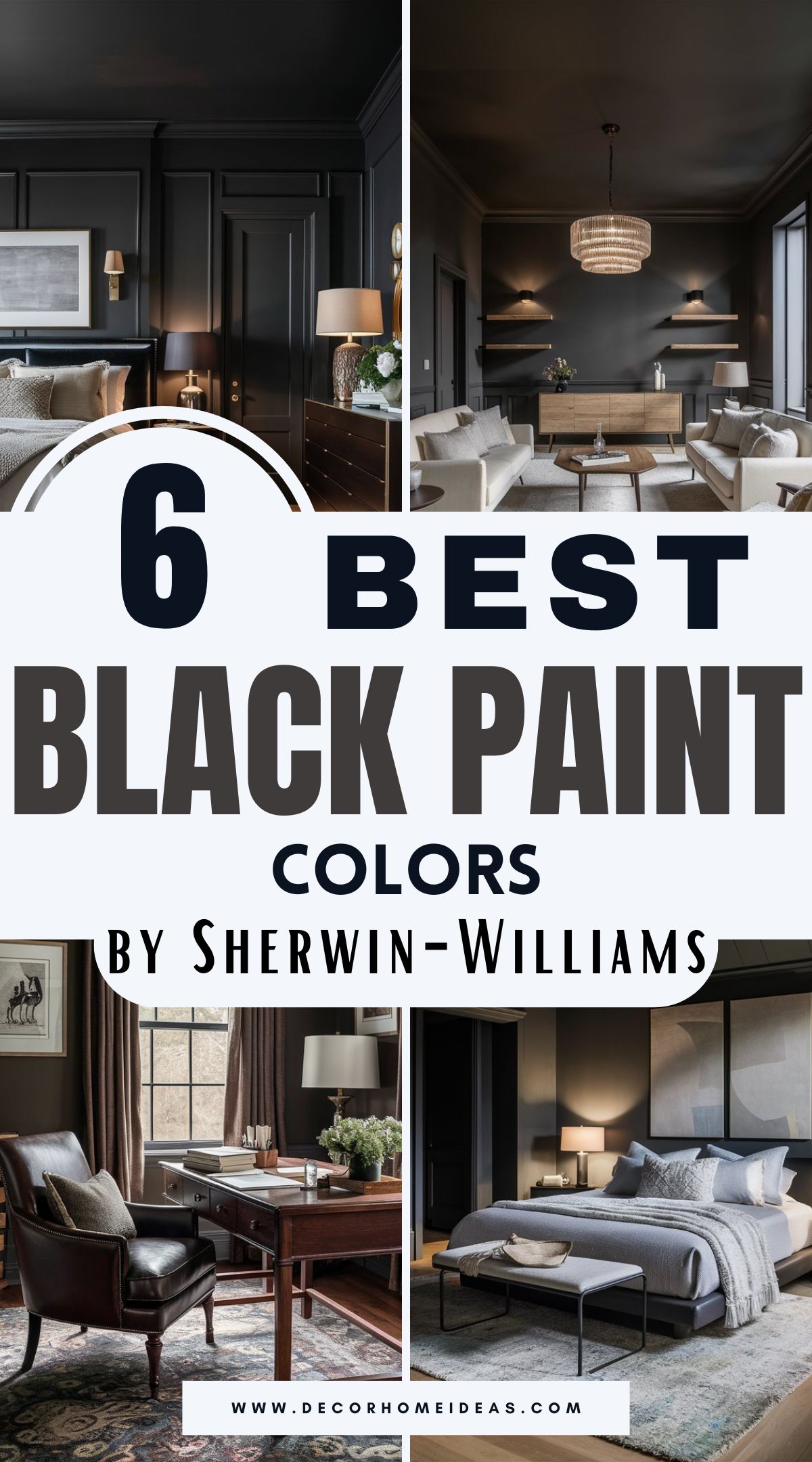 Looking for a black paint that’s anything but basic? Sherwin-Williams offers stunning black shades with rich undertones that add depth and personality to any space. From warm, cozy hues to cool, dramatic tones, discover six standout options that bring character to your walls. See which one suits your style!