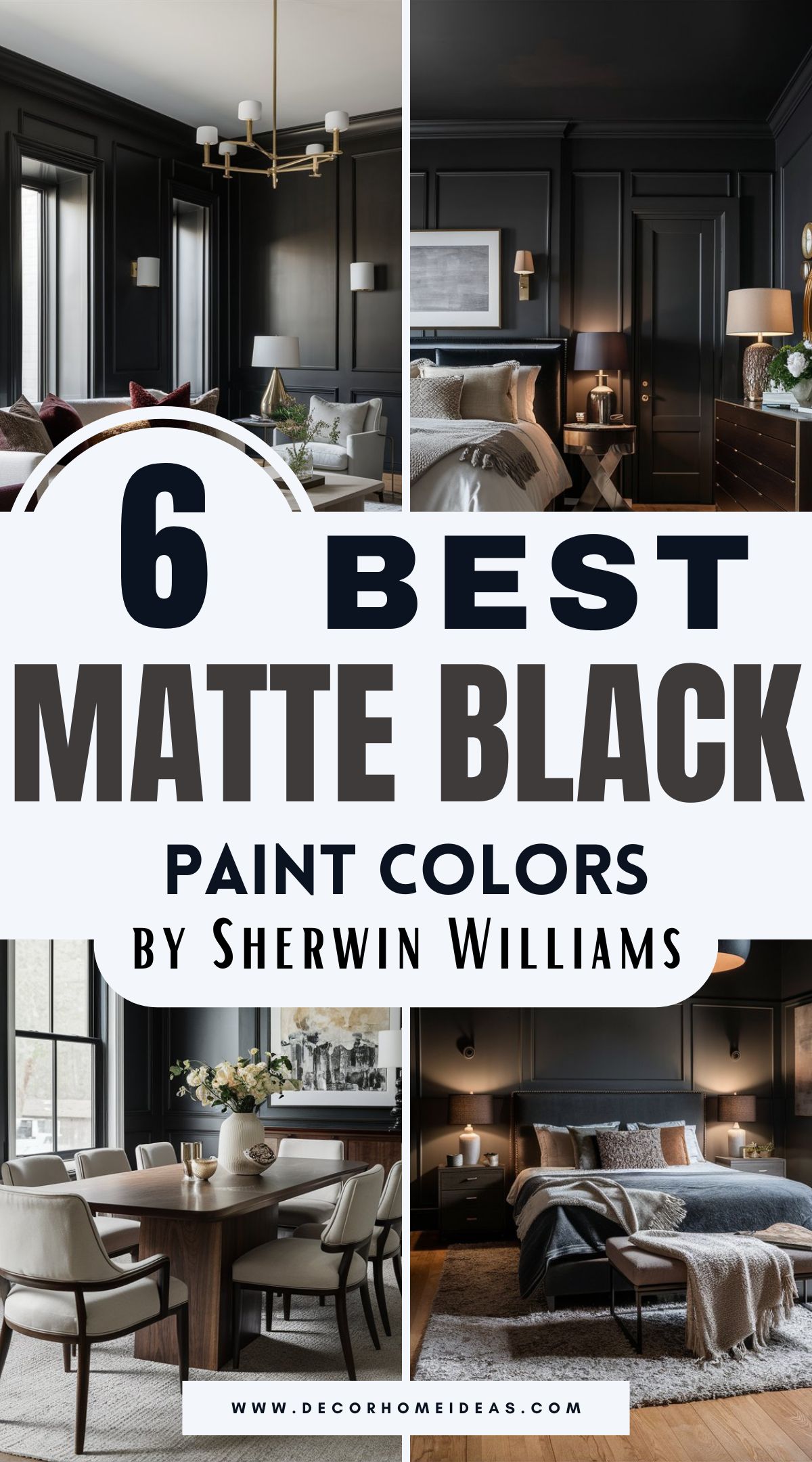 Looking to create a bold, modern vibe in your space? Discover six stunning matte black paint colors from Sherwin-Williams that offer depth, drama, and sophistication. Perfect for walls, accents, or furniture—find out which shade is right for your next design project!