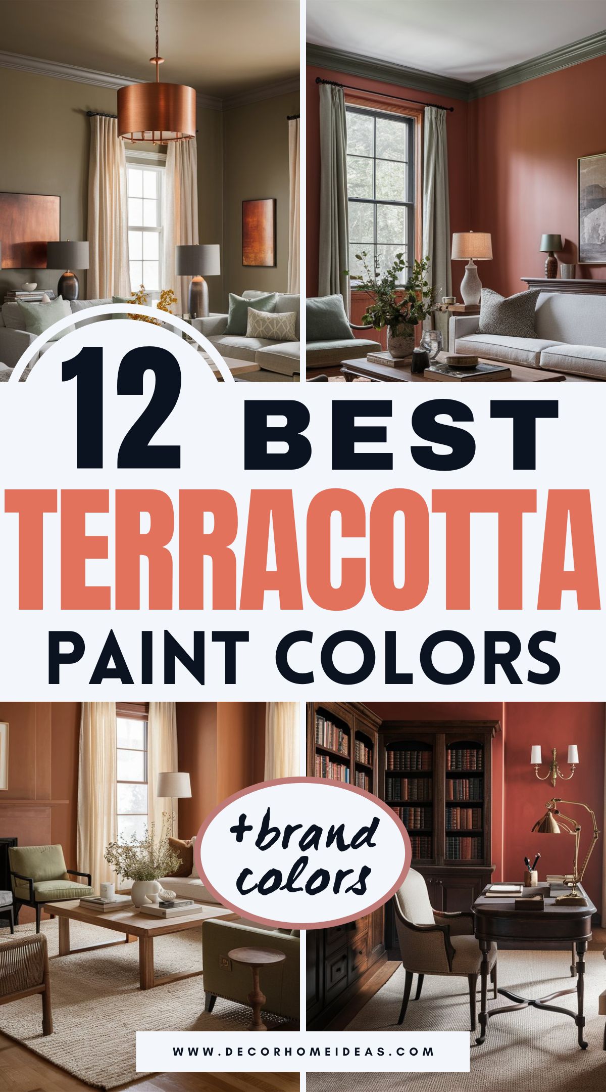 Discover the 12 most stunning terracotta paint colors from top brands like Benjamin Moore, Sherwin-Williams, Behr, and Farrow & Ball. Perfect for adding warmth and character, these earthy tones work beautifully in any space. Find your favorite shade and see how it can enhance your home!