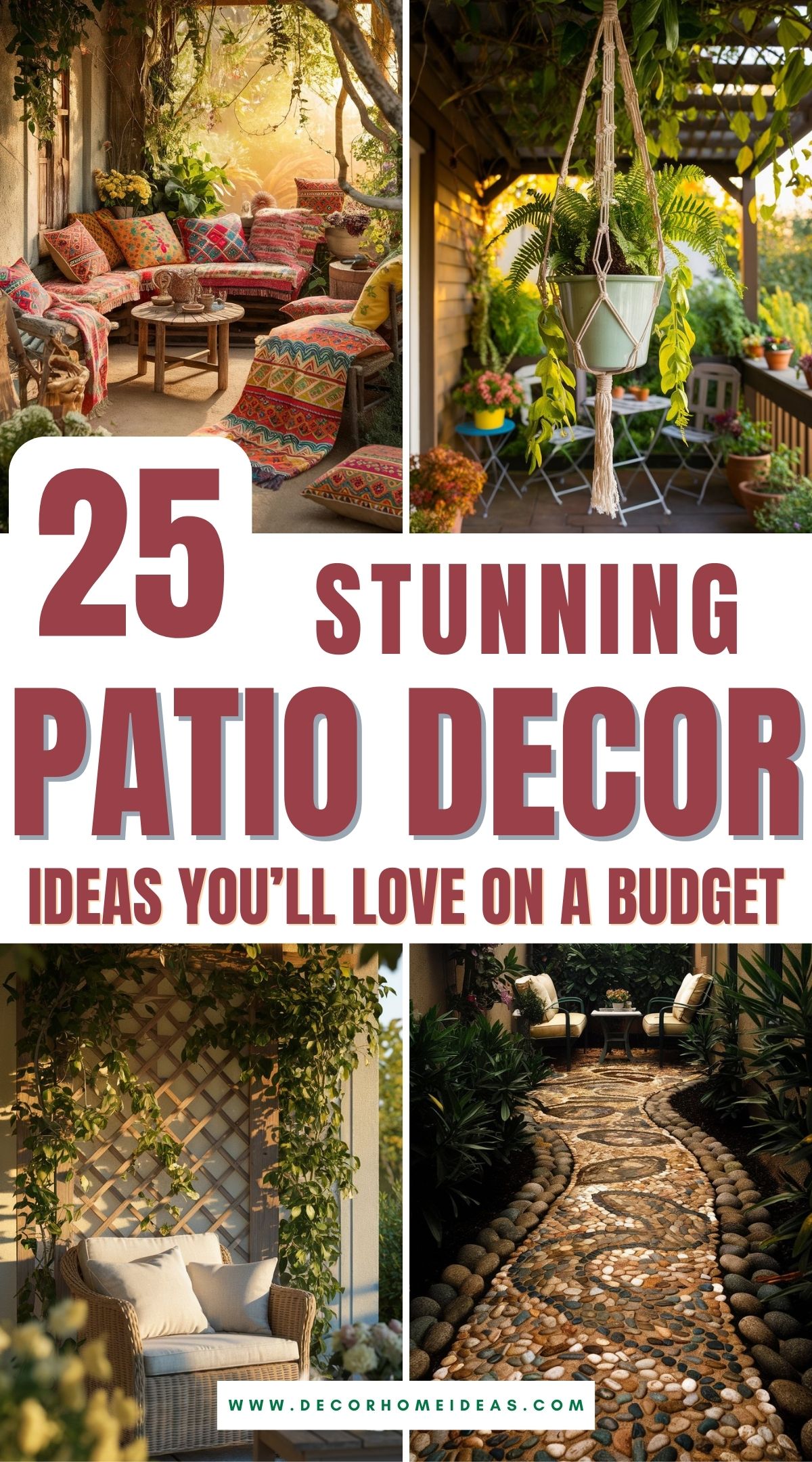 budget garden patio decor ideas 2