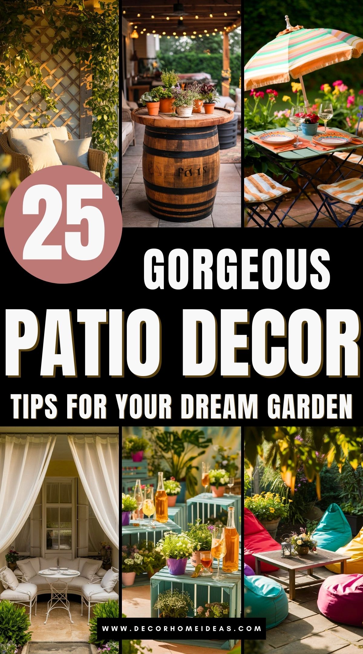 budget garden patio decor ideas 3