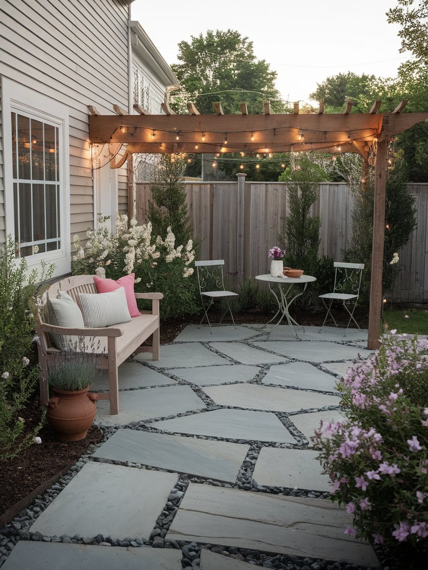 budget garden patio ideas 1