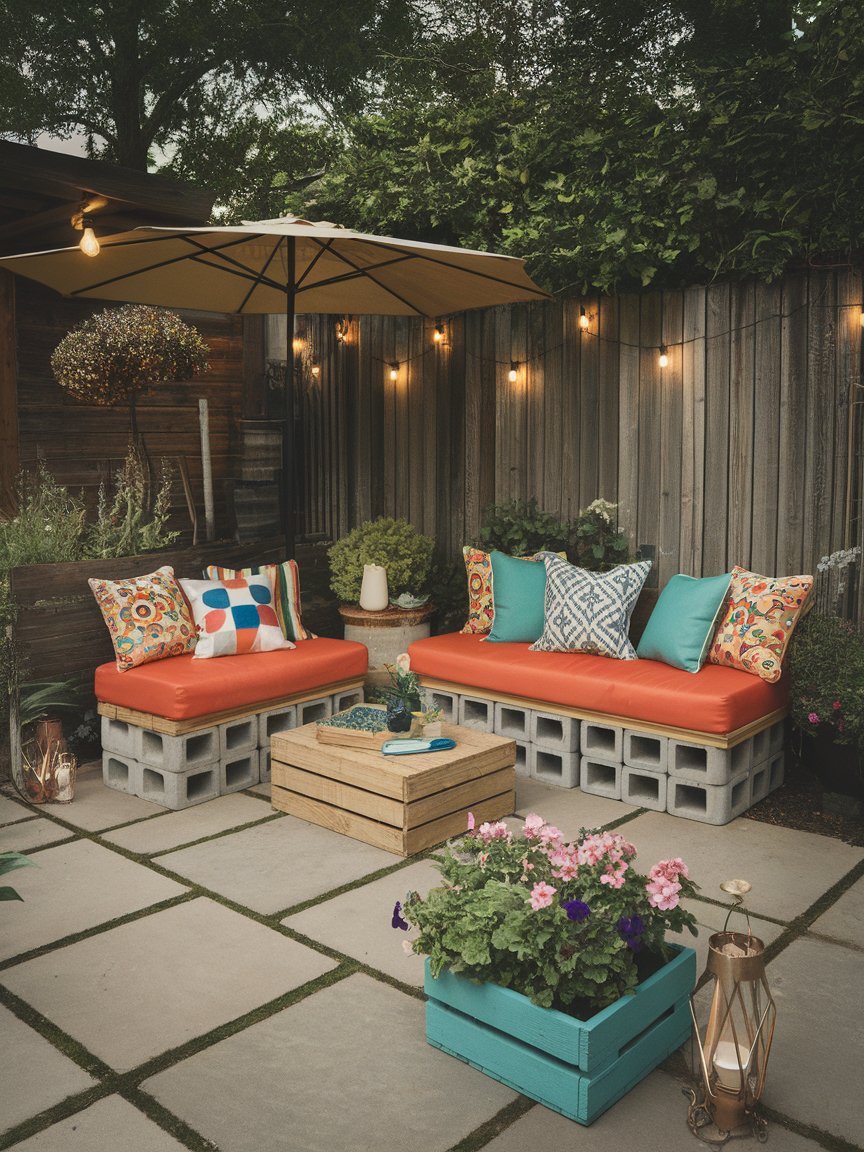 budget garden patio ideas 2