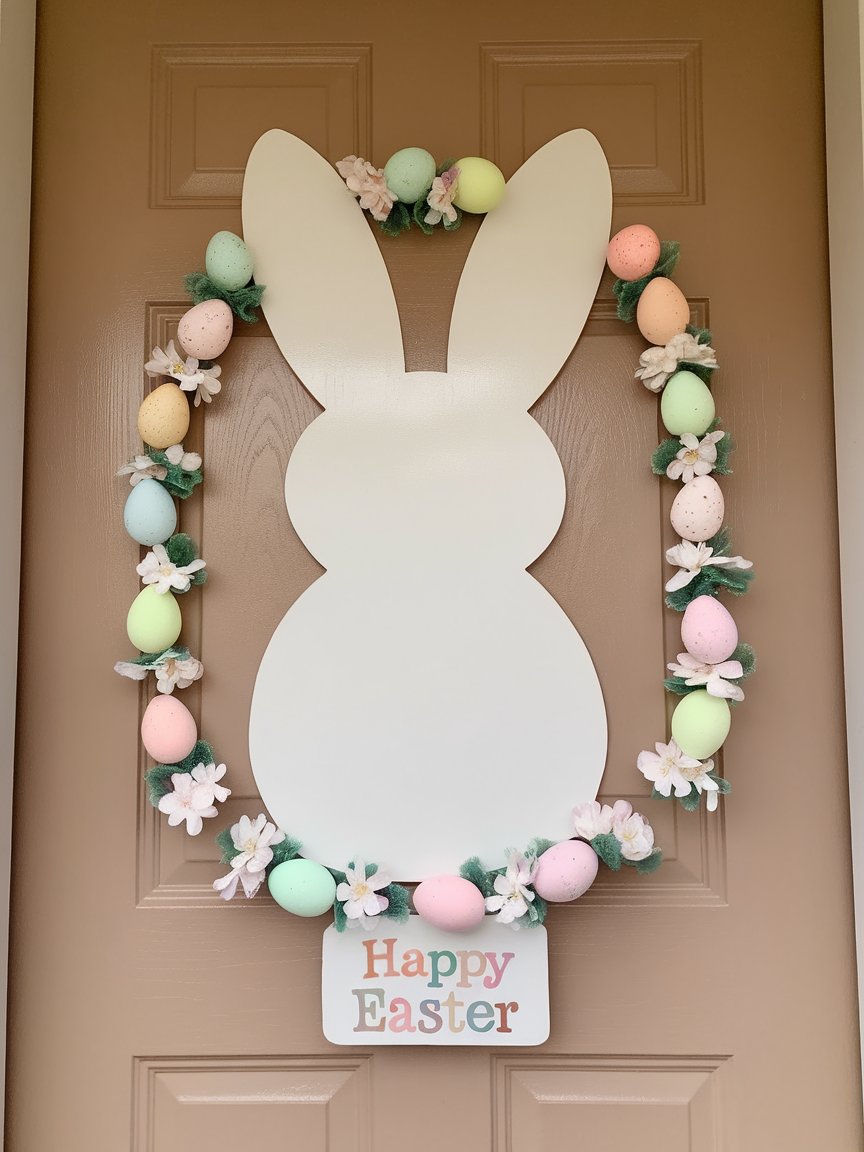 bunny easter door decorations 1