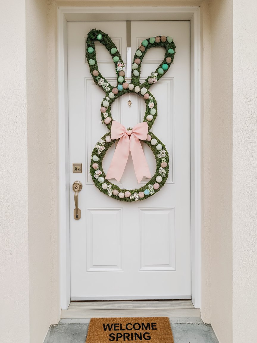 bunny easter door decorations 13