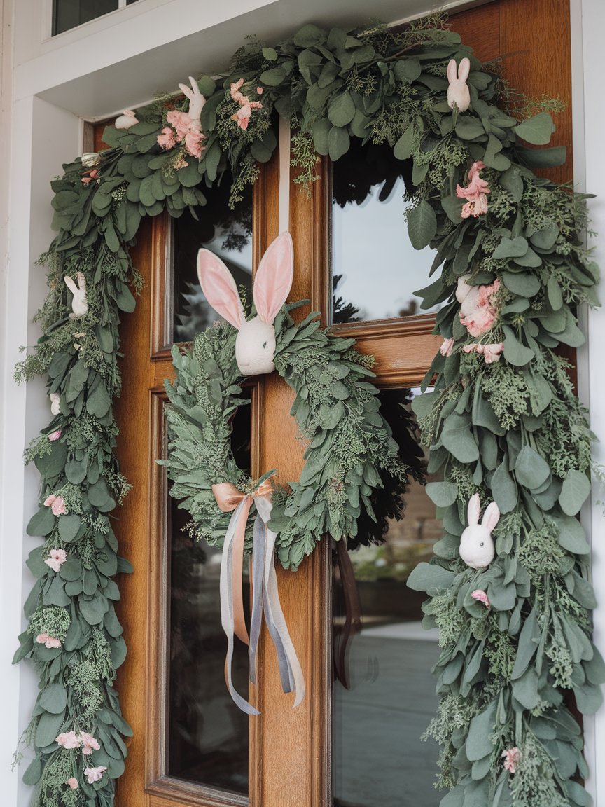 bunny easter door decorations 23