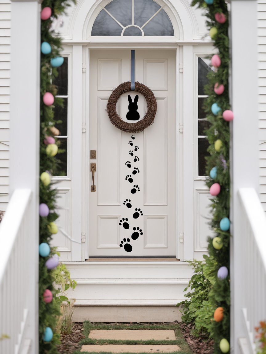 bunny easter door decorations 27