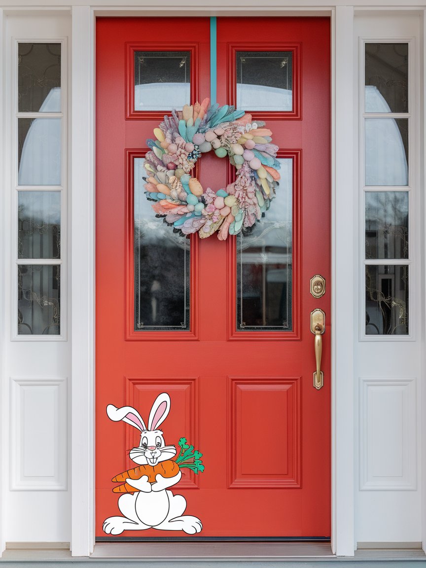 bunny easter door decorations 4