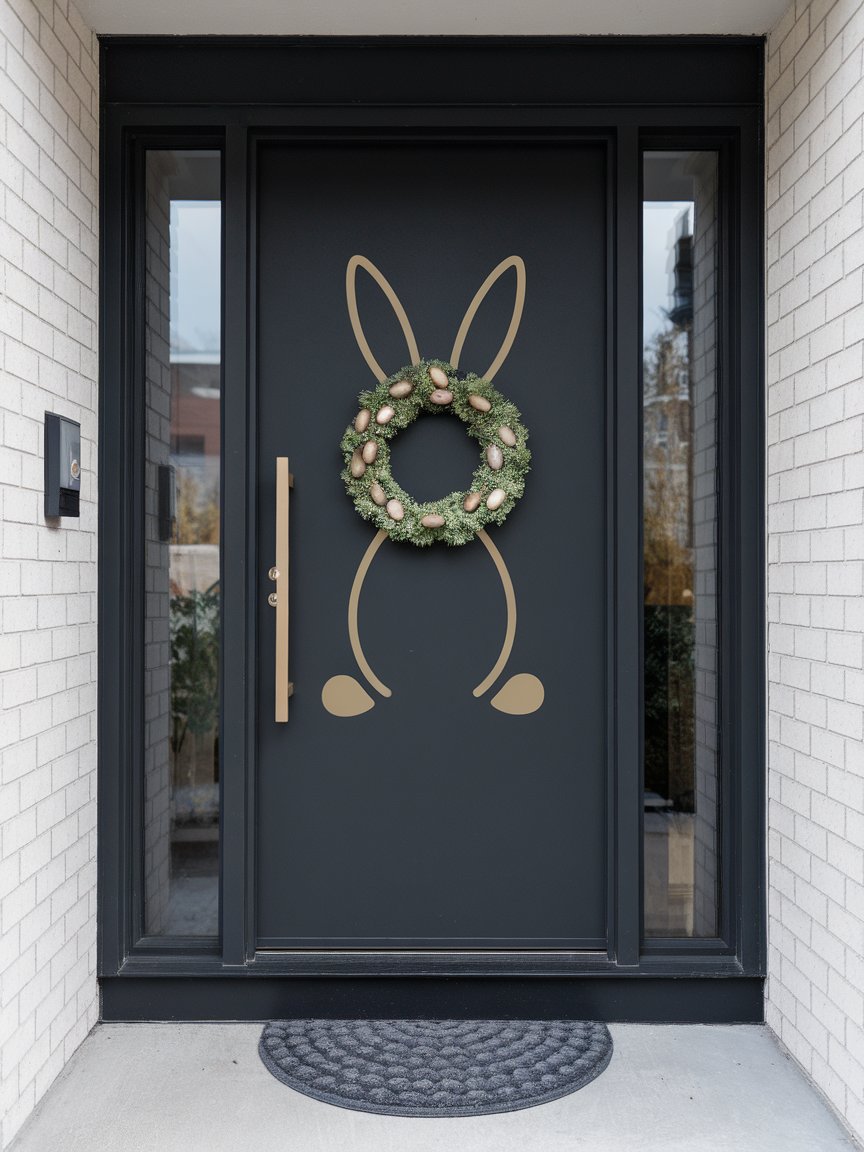 bunny easter door decorations 8