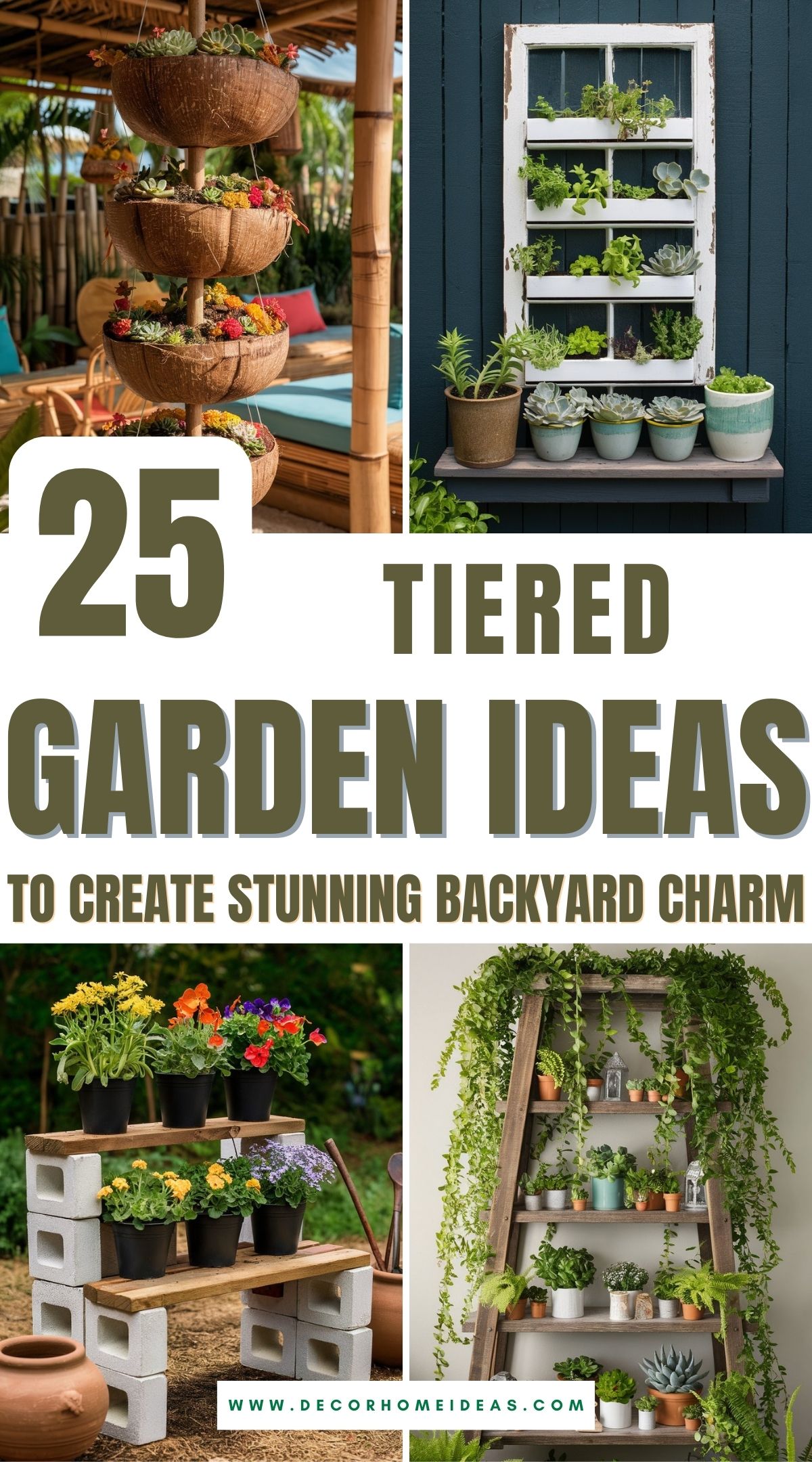 compact tiered garden ideas on a budget 2