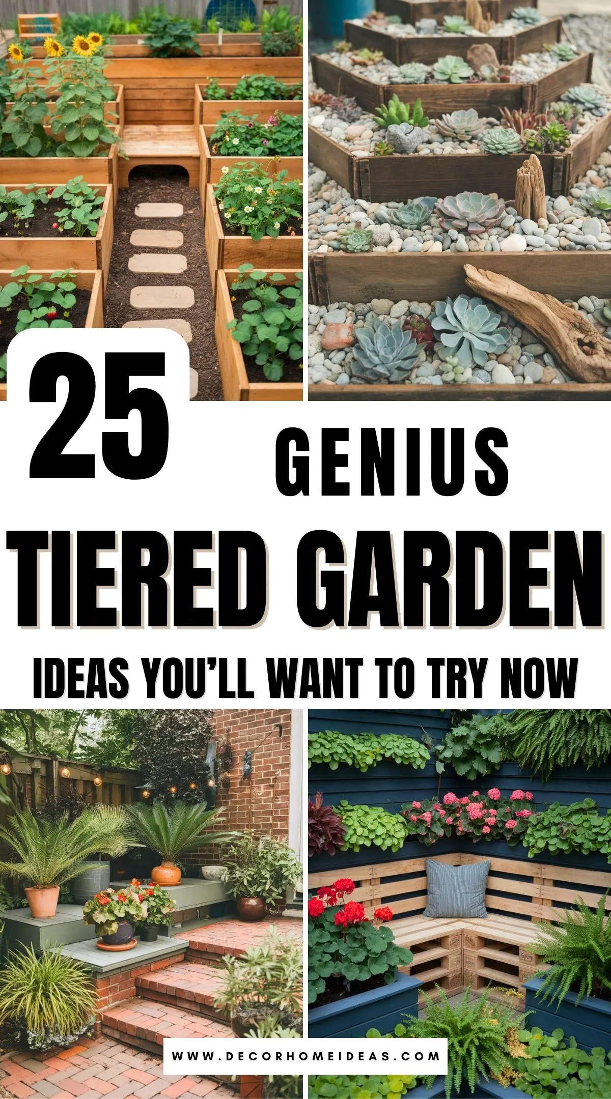 Discover 25 genius tiered garden ideas that are perfect for any outdoor space! From unique designs to clever hacks, these ideas will have you inspired to create your own beautiful garden oasis. Click to explore creative ways to elevate your garden style!
