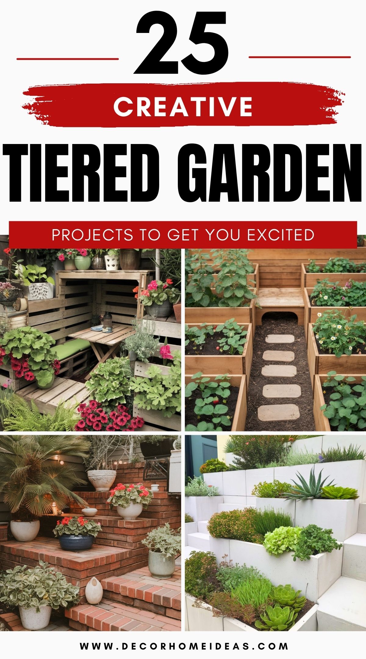 creative tiered garden ideas 4