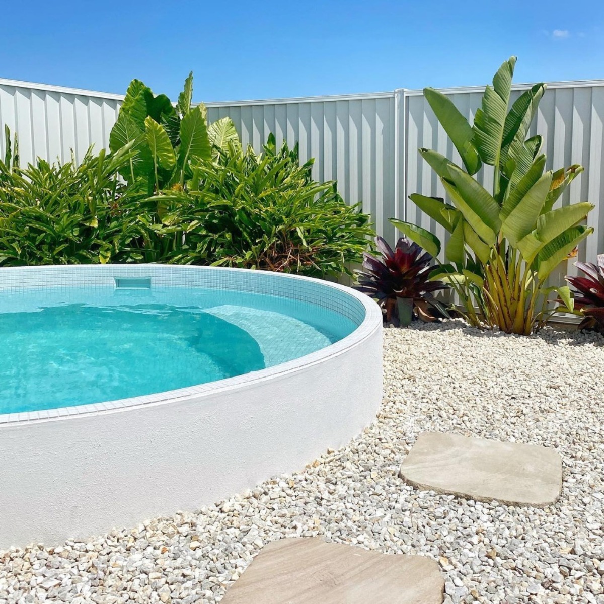 diy landscaping ideas for above ground pools 1