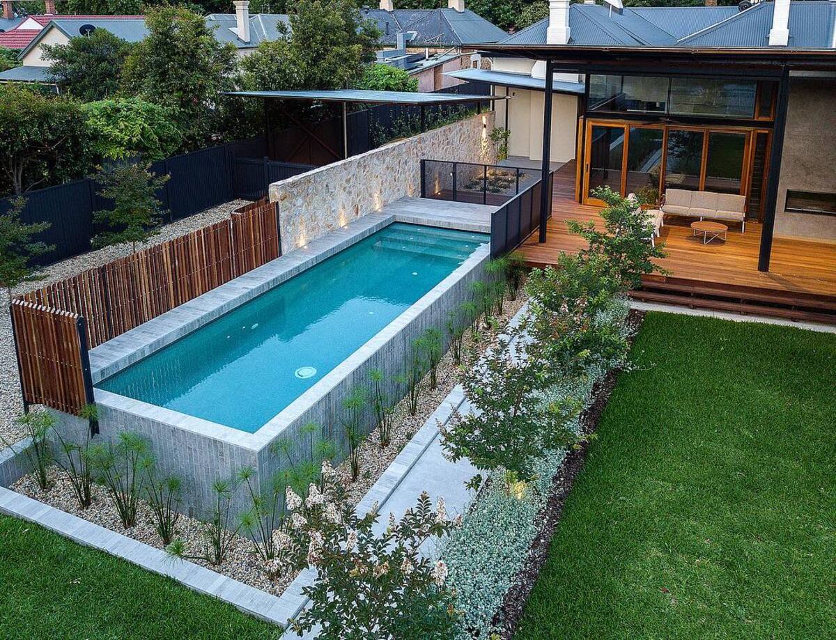 diy landscaping ideas for above ground pools 25