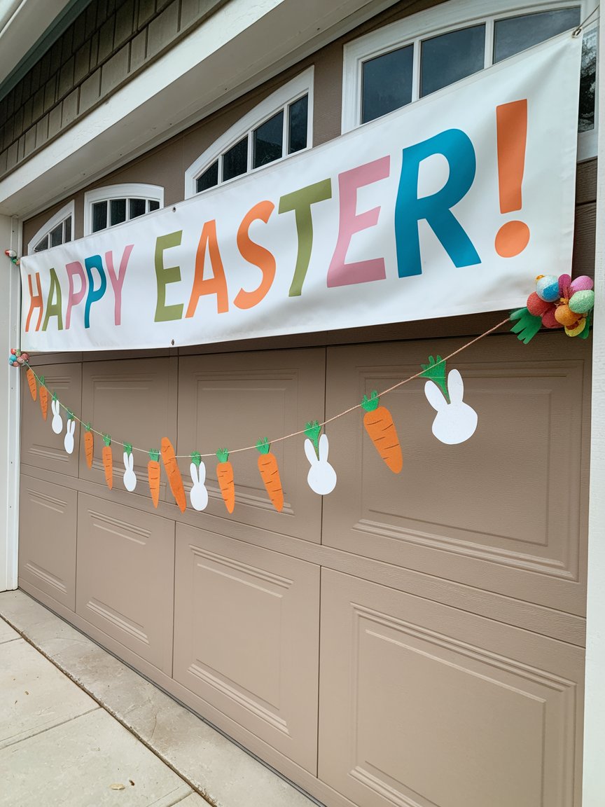 easter garage door decorations 1