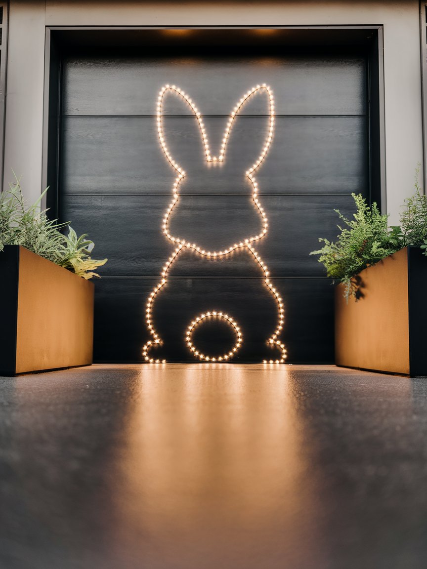 easter garage door decorations 15