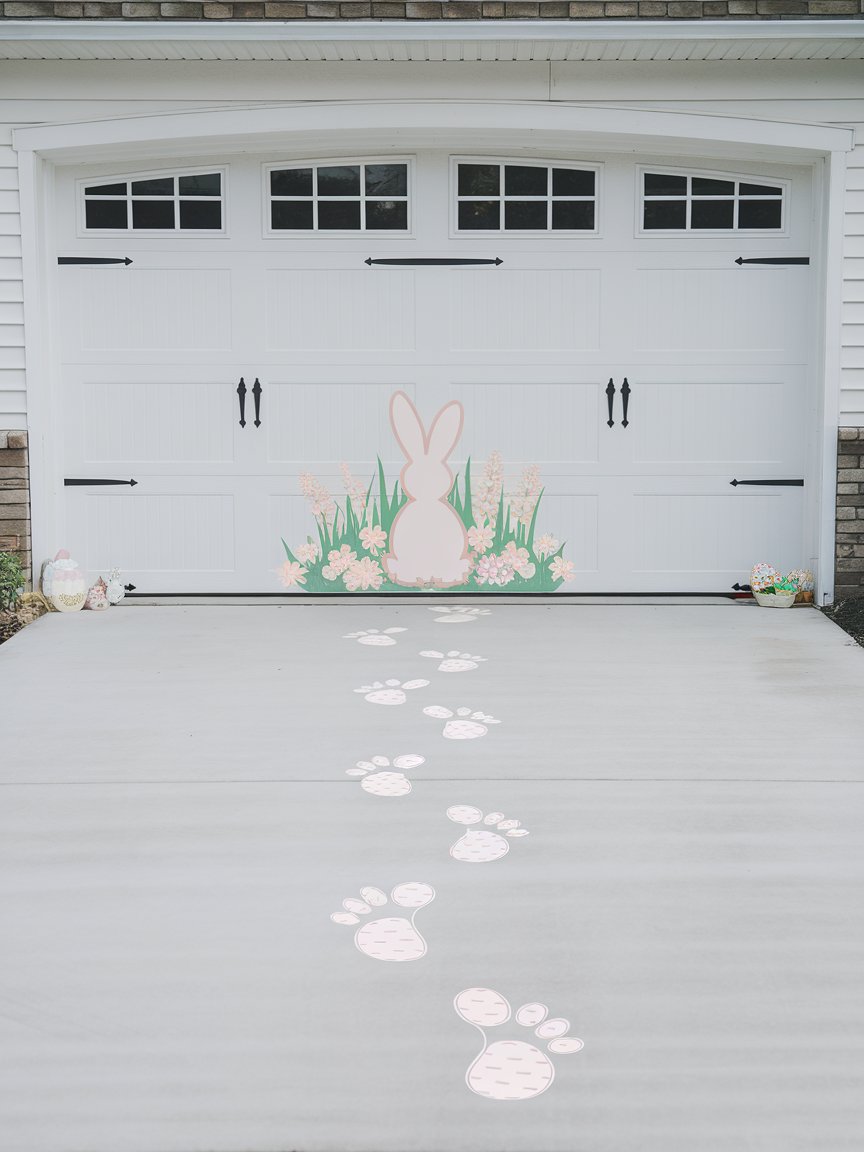 easter garage door decorations 25