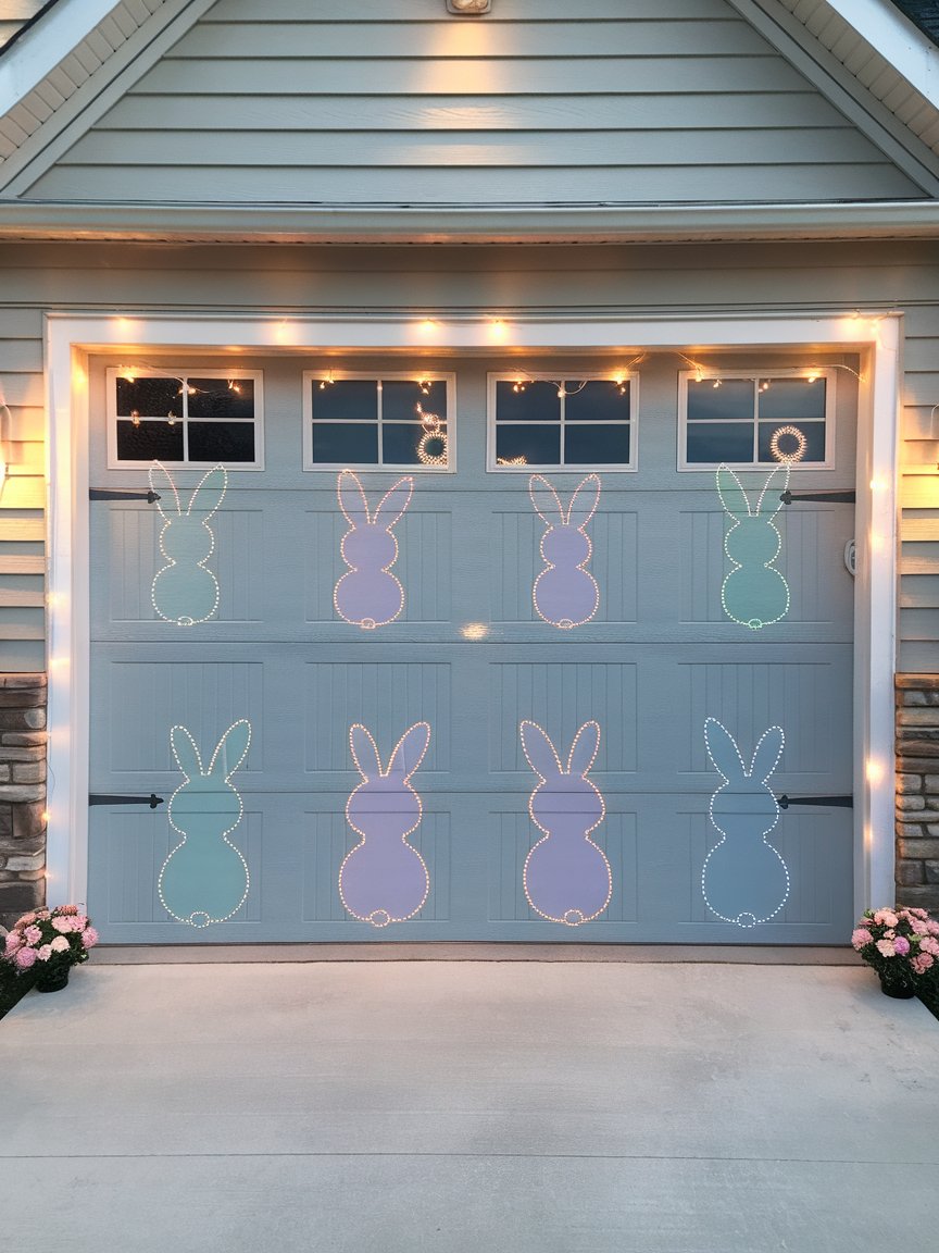 easter garage door decorations 9