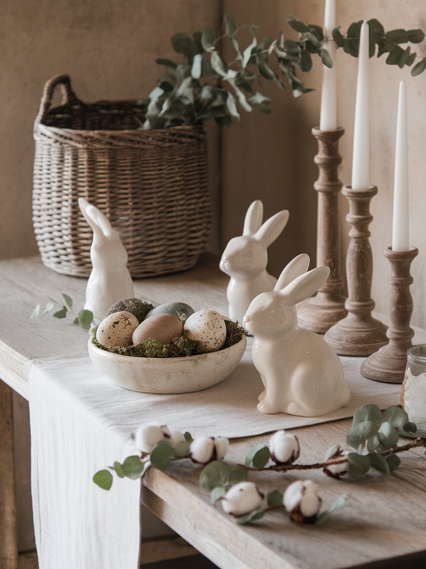 farmhouse easter entryway decor 12