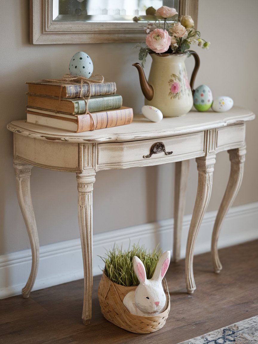 farmhouse easter entryway decor 22