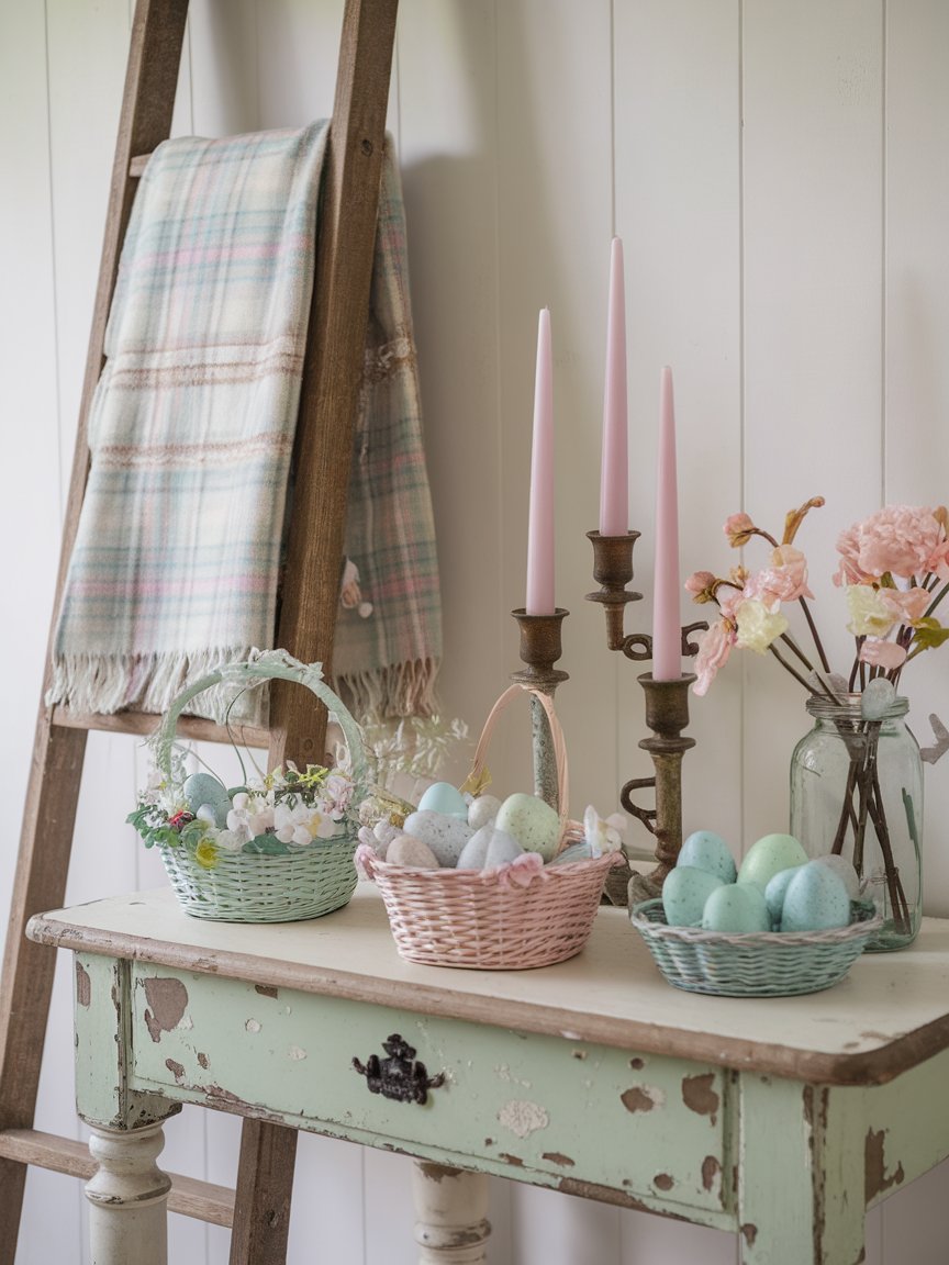 farmhouse easter entryway decor 24