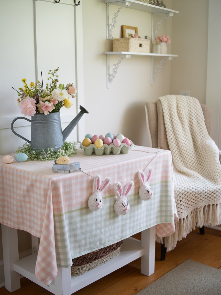 farmhouse easter entryway decor 3