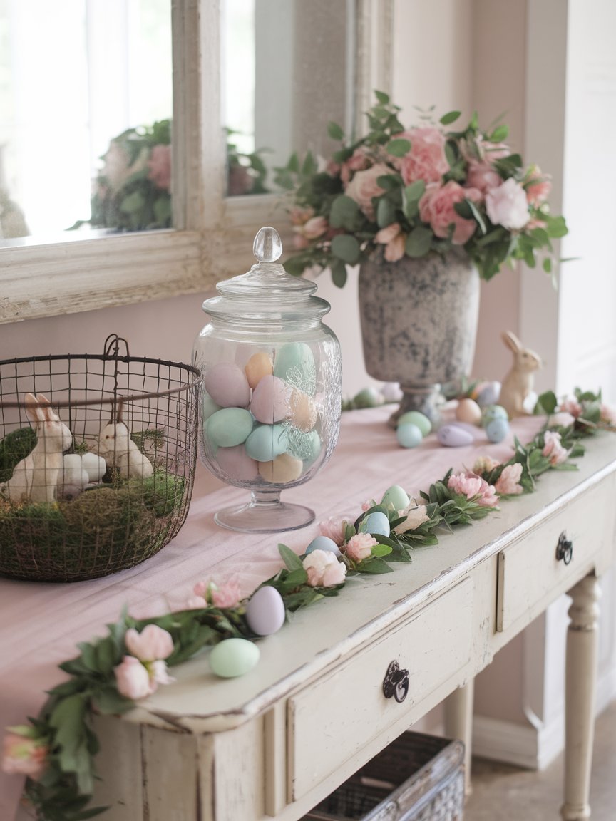 farmhouse easter entryway decor 9