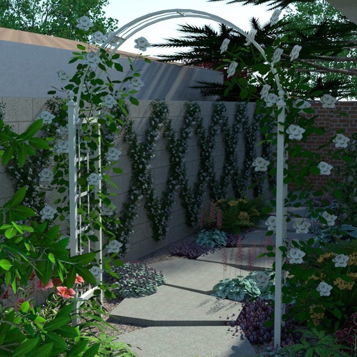 gorgeous garden entrance designs for outdoor space 20