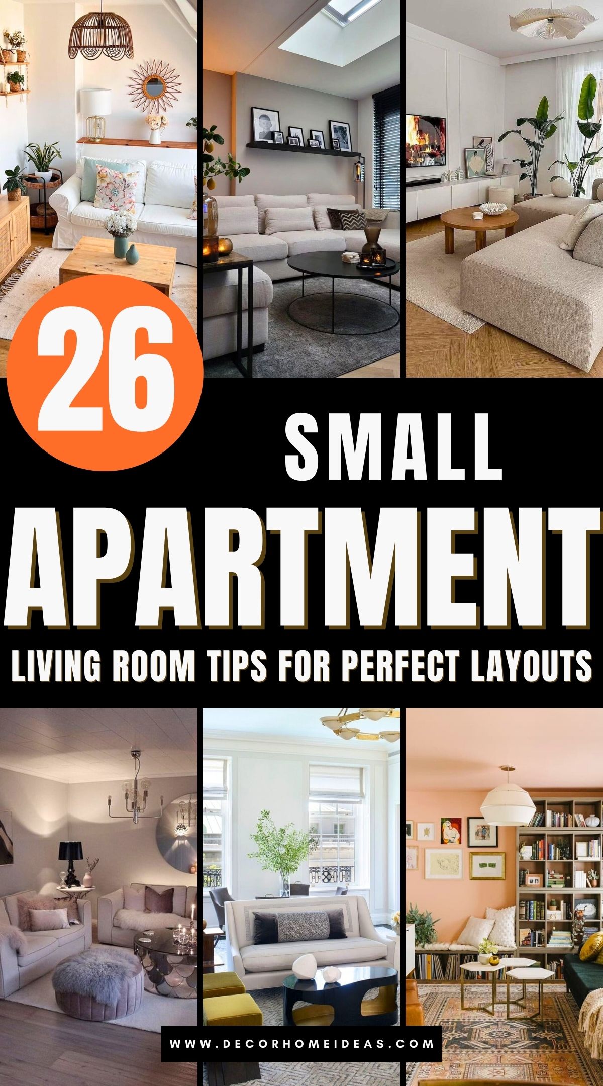 maximize space in small apartment living rooms 3