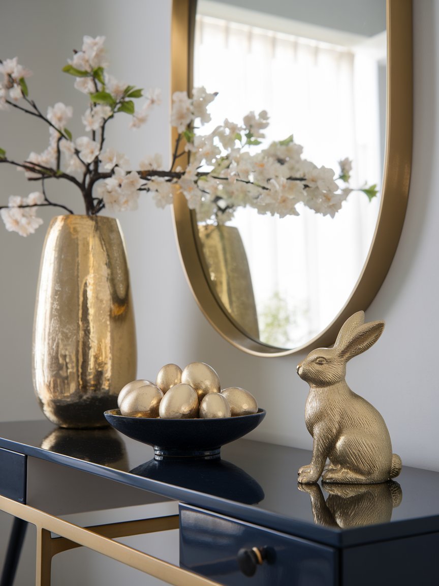 modern easter entryway decor 1