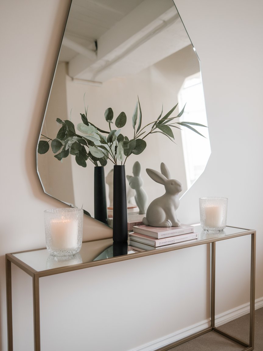 modern easter entryway decor 16