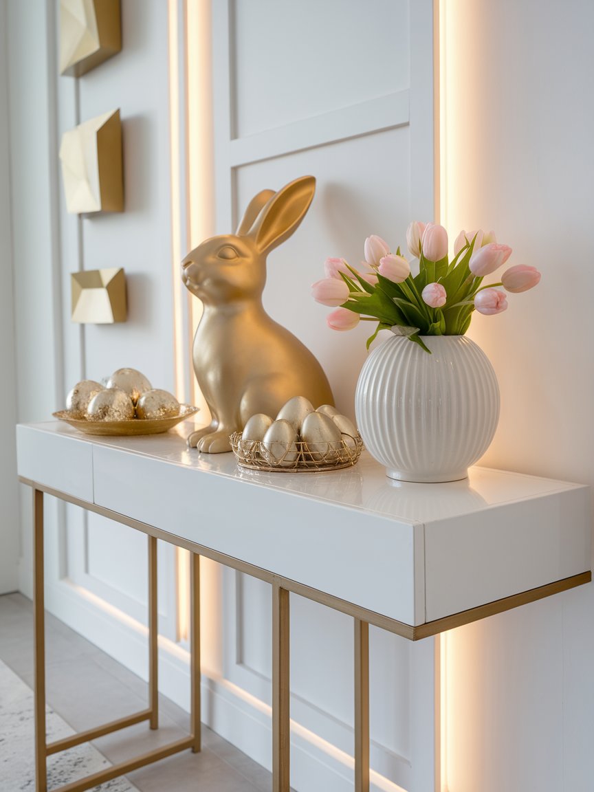 modern easter entryway decor 18