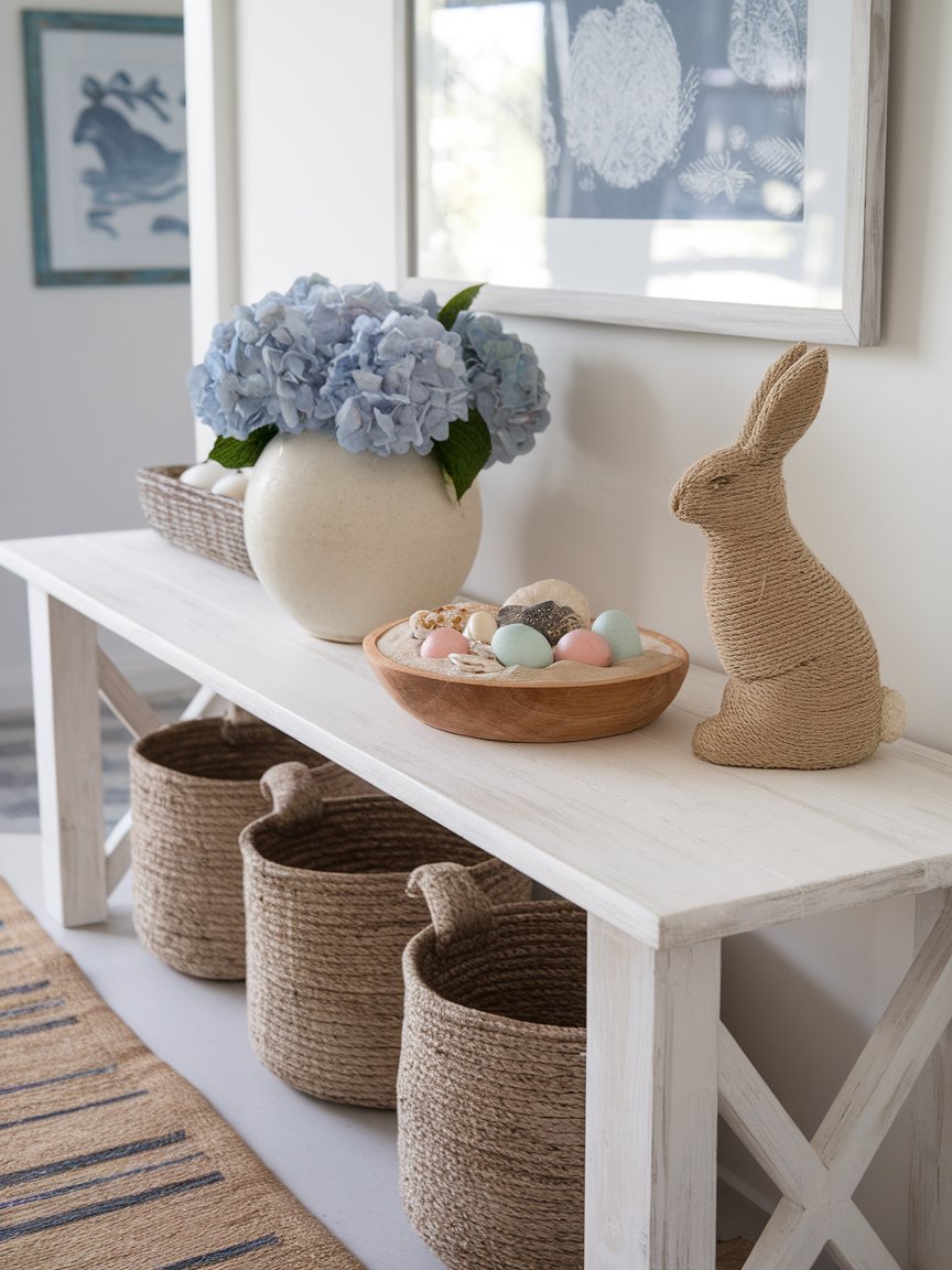 modern easter entryway decor 2