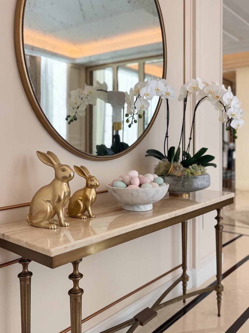 modern easter entryway decor 20