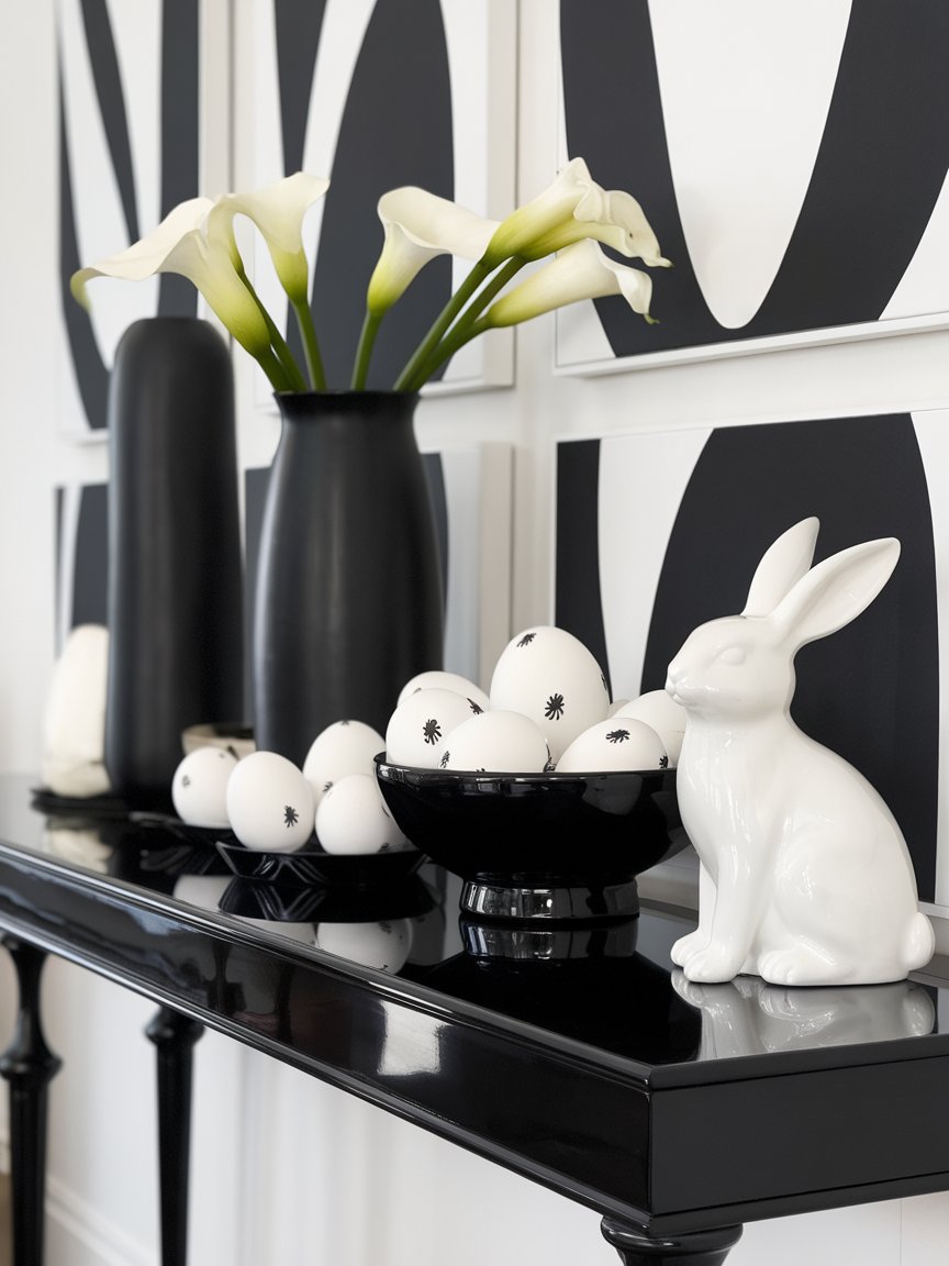 modern easter entryway decor 5