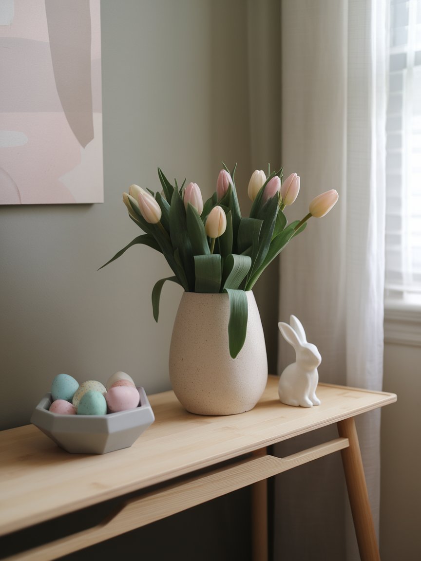 modern easter entryway decor 6