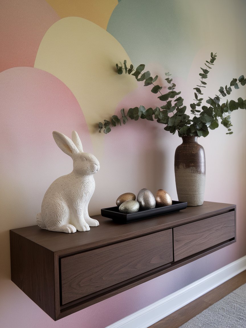 modern easter entryway decor 8