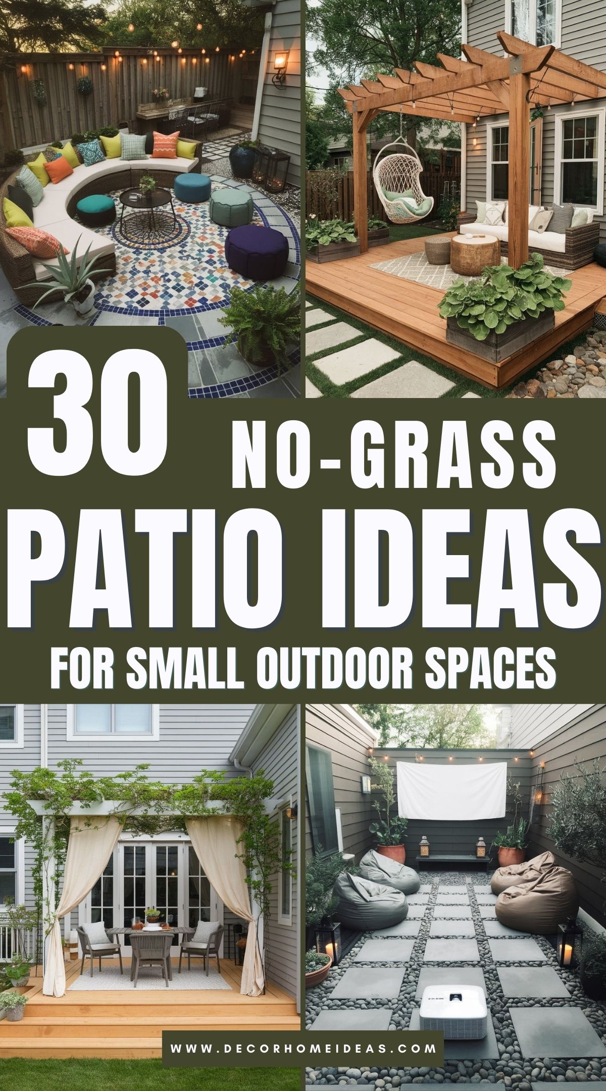 no grass patio ideas 2