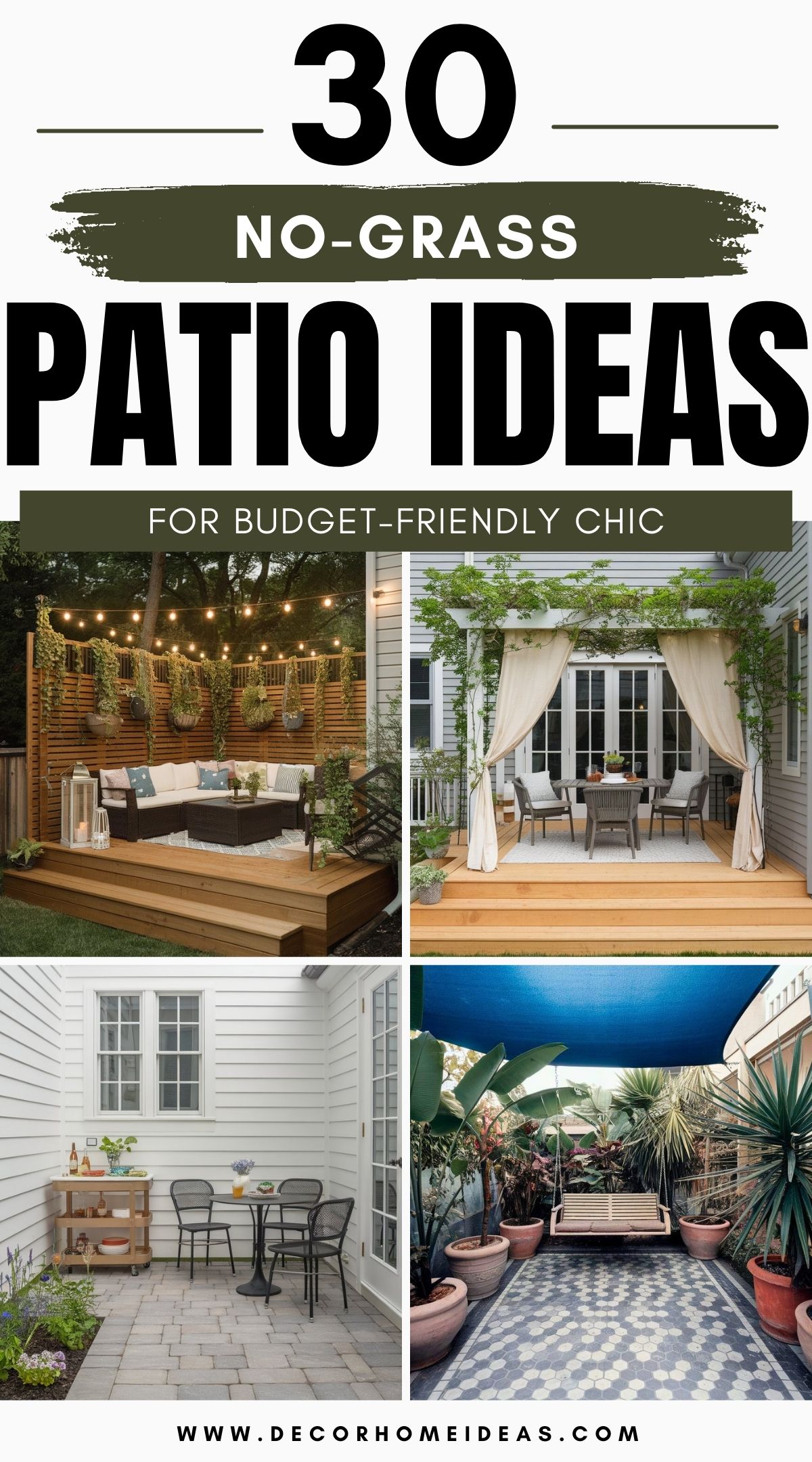 no grass patio ideas 4