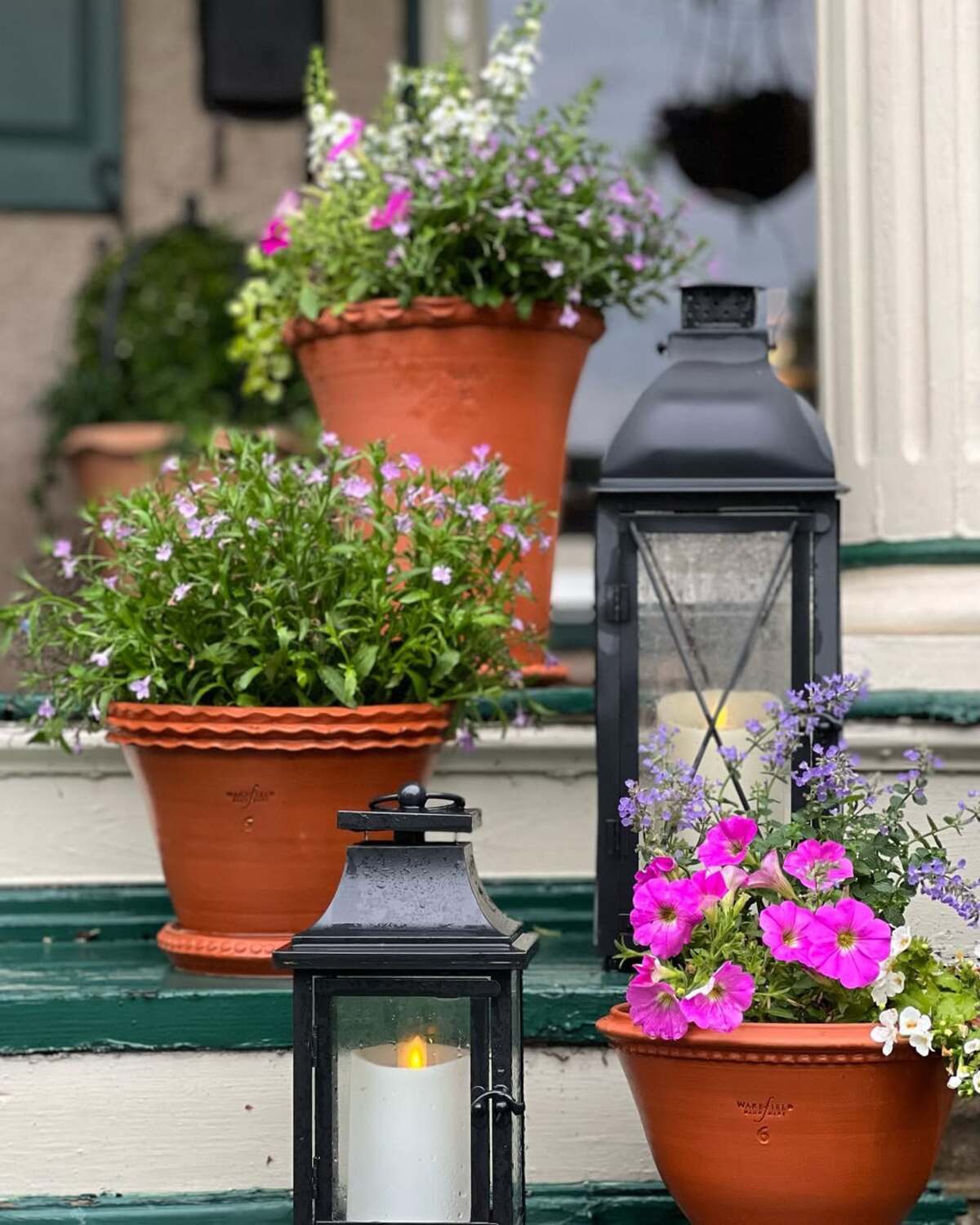 outdoor flower pot ideas 22