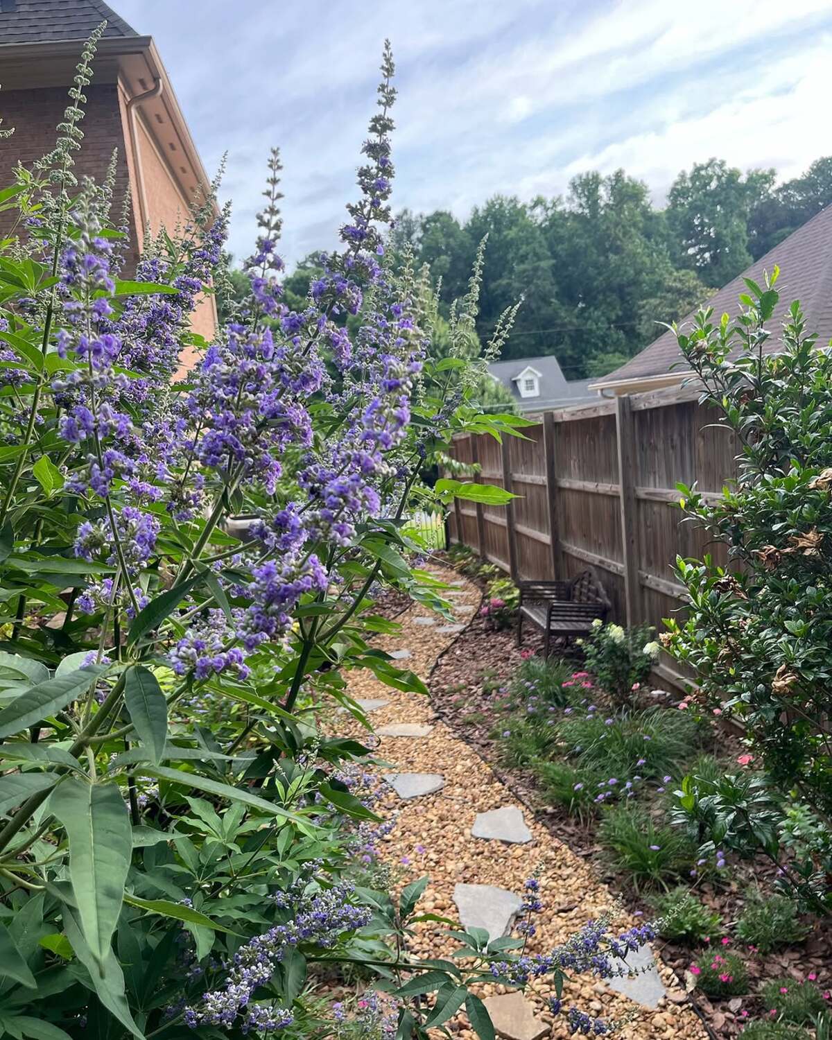 raised flower bed ideas along the fence 9