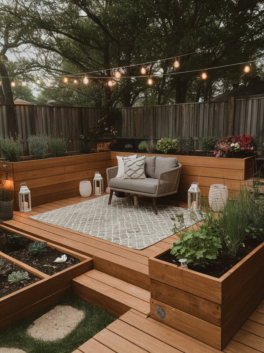 small backyard ideas on a budget no grass patio garden design 14