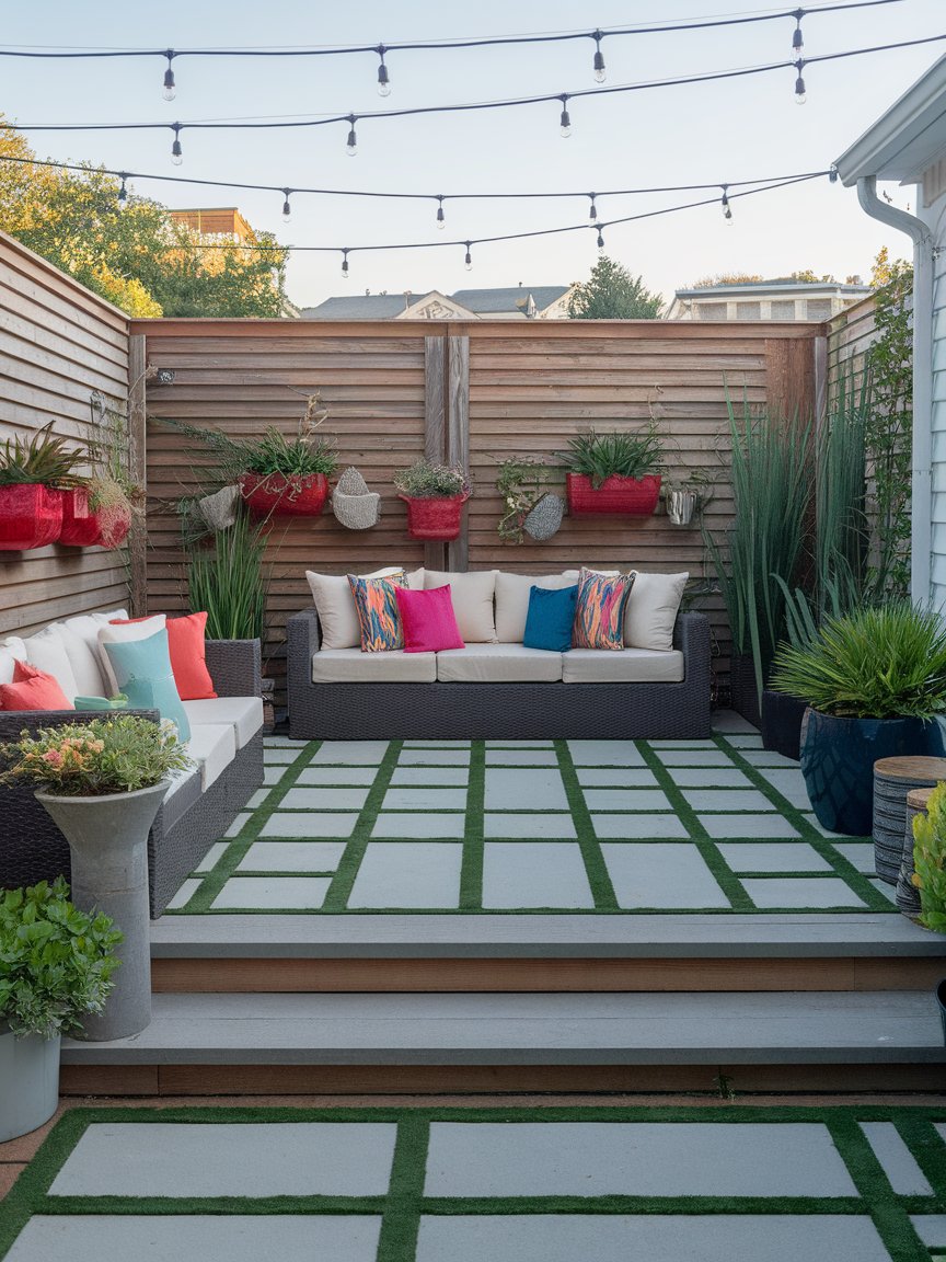 small backyard ideas on a budget no grass patio garden design 4