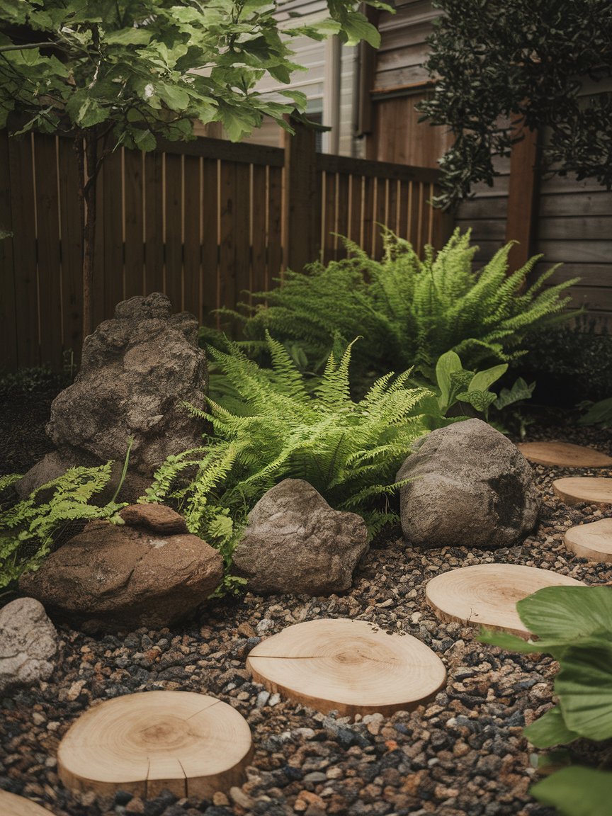 small garden ideas on a budget simple backyard landscaping rocks 16