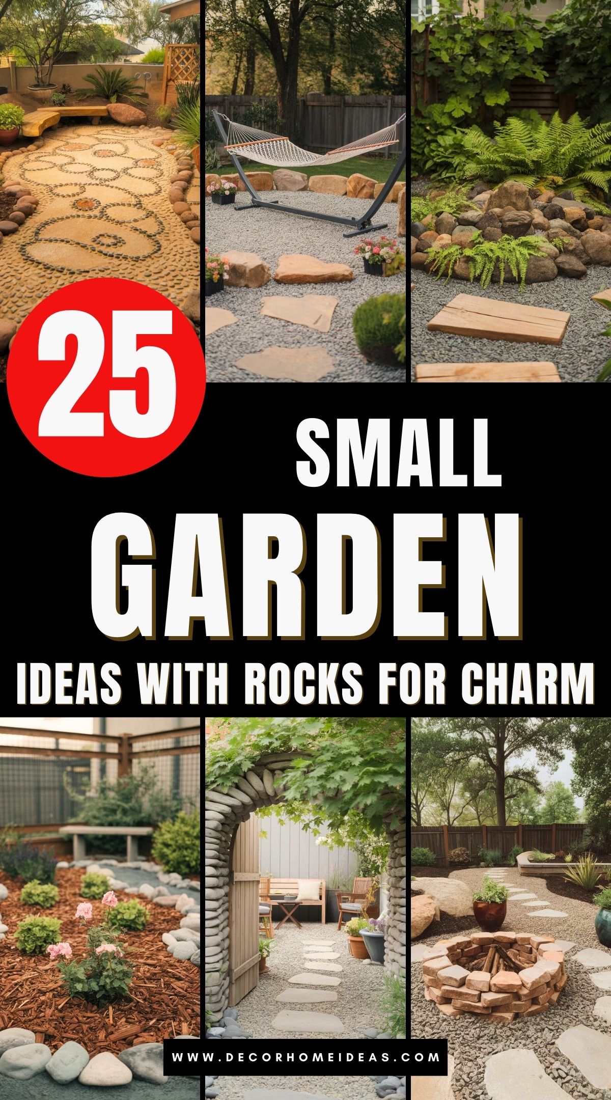 small garden ideas with rocks landscaping 3