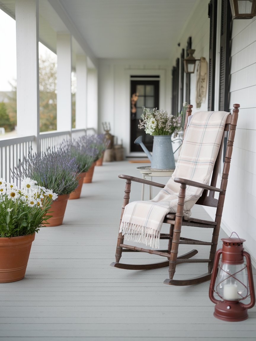 spring front porch decor 12