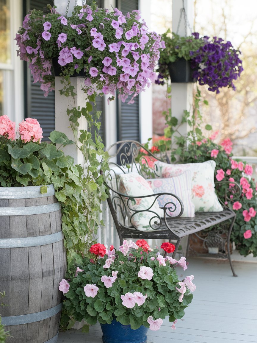 spring front porch decor 24