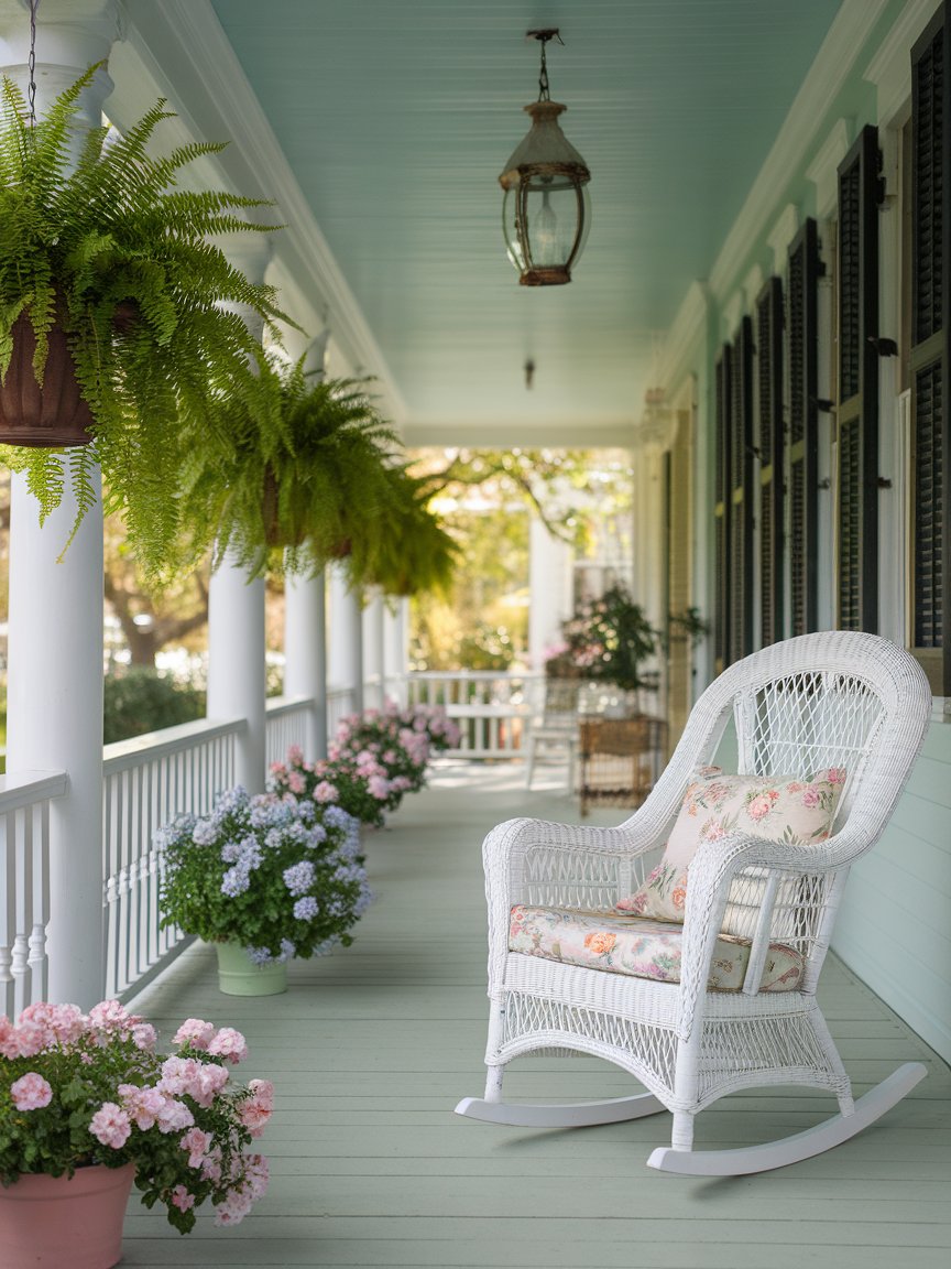 spring front porch decor 6