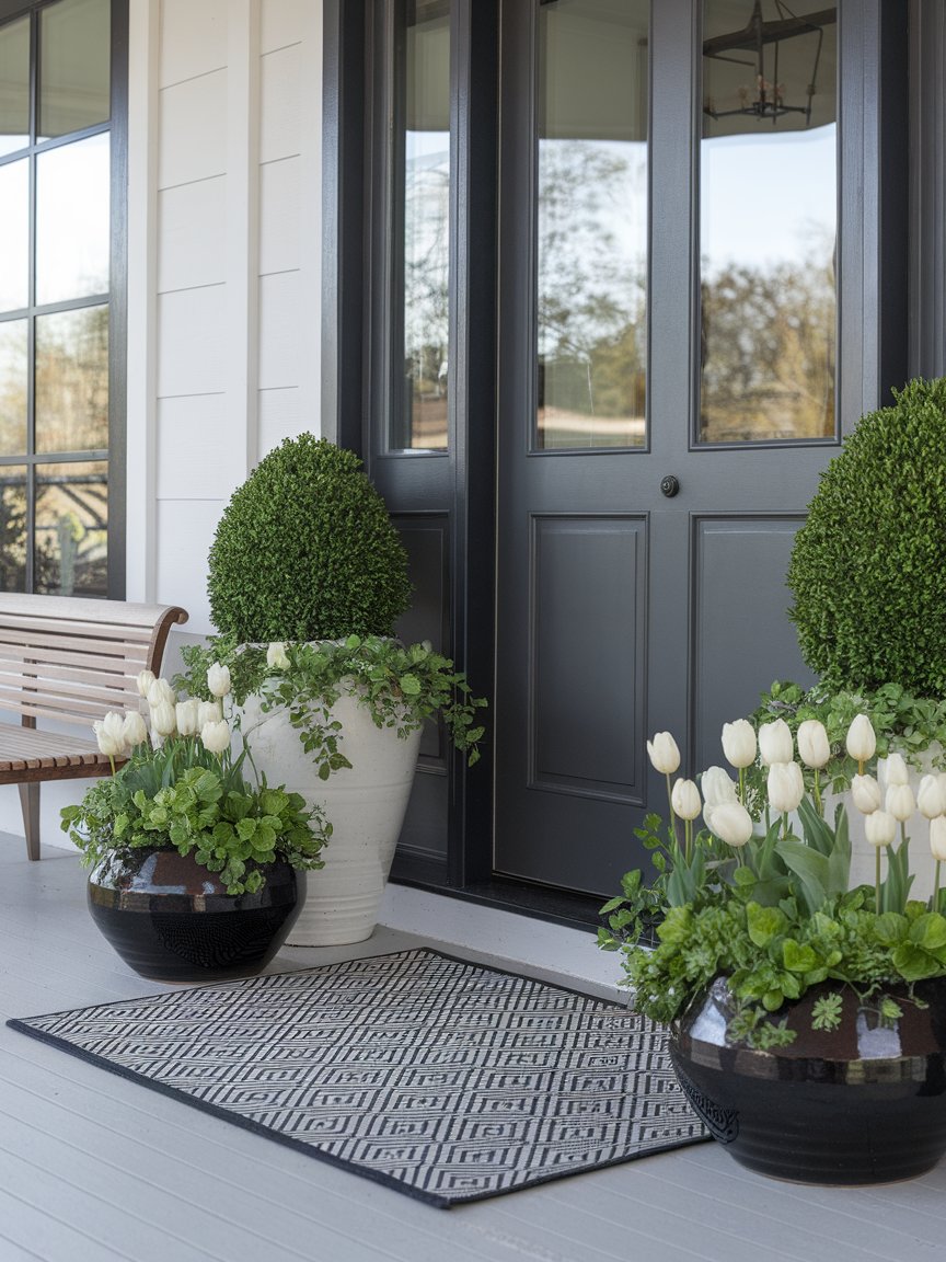 spring porch planters 16