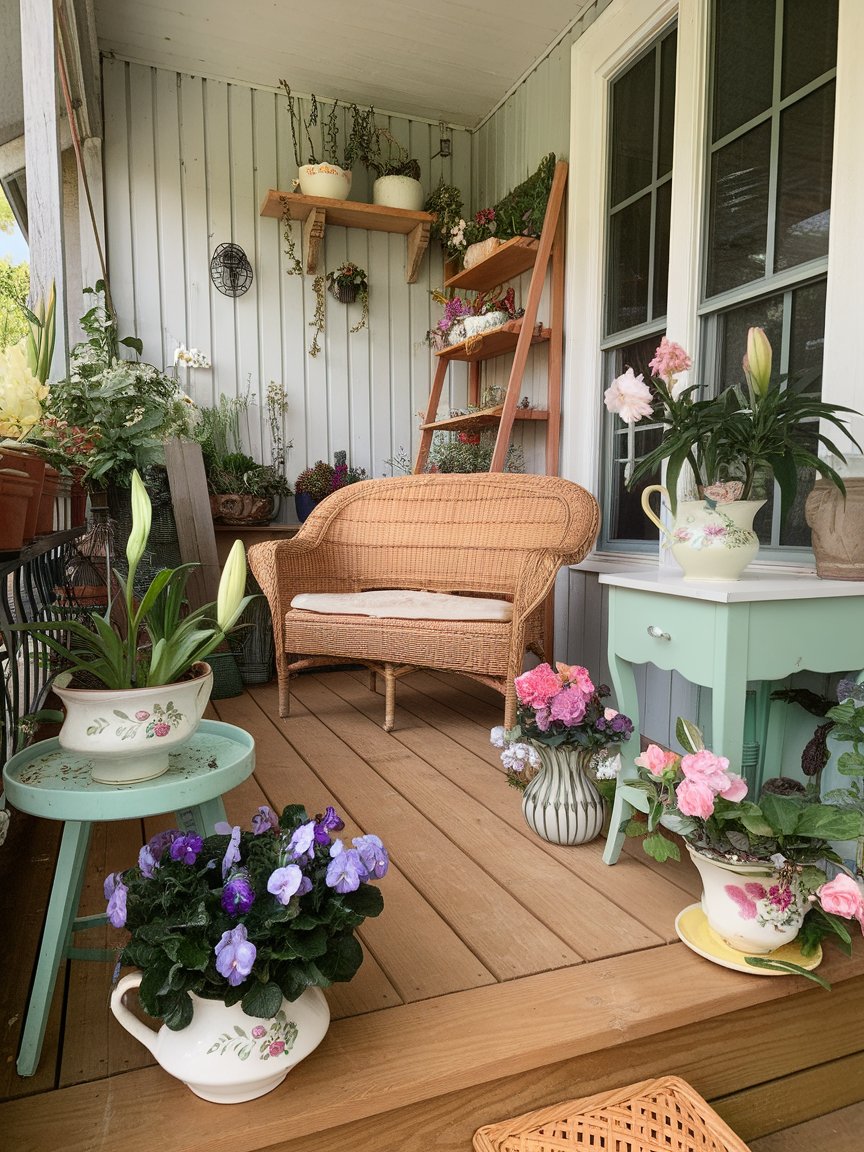 spring porch planters 2